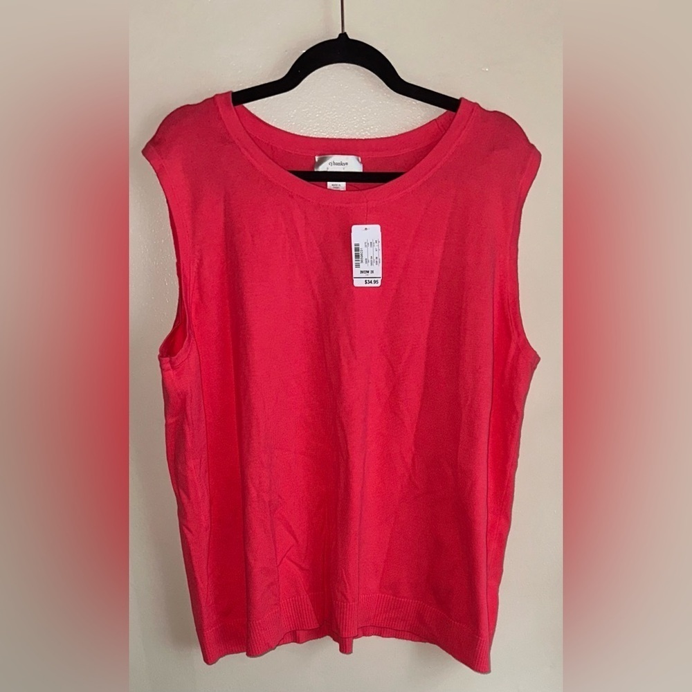 Cj Banks sleeveless sweater